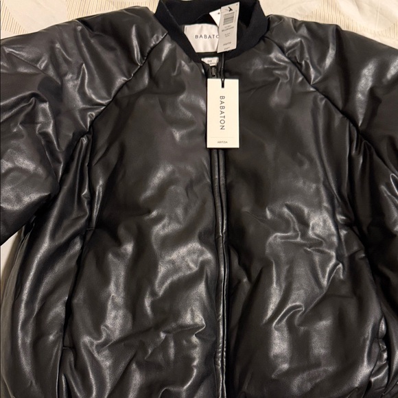 Aritzia Black Bomber Jacket - Picture 3 of 3